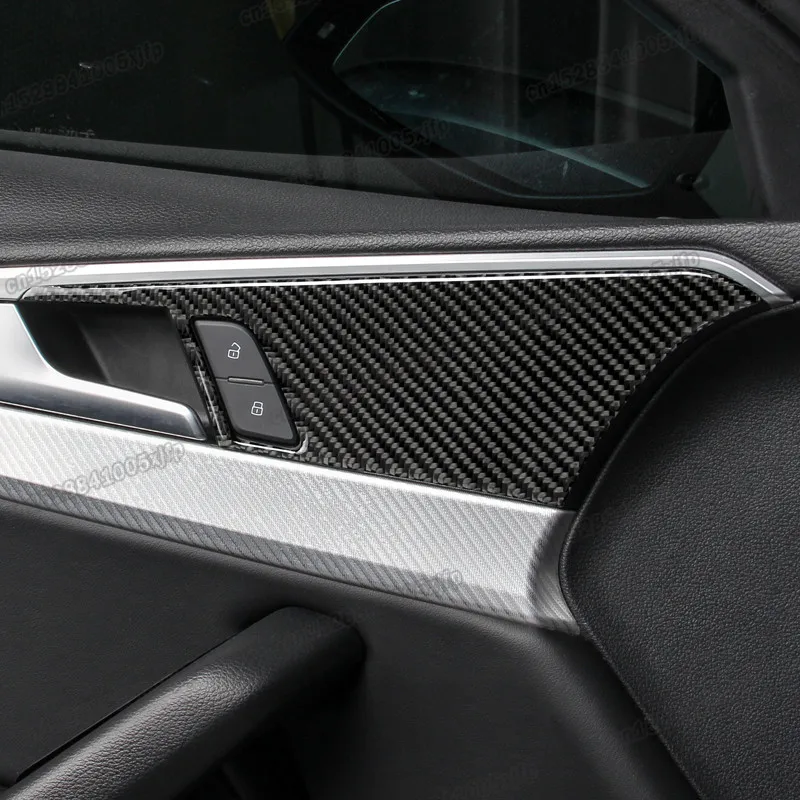 Аксессуары для салона автомобиля из углеродного волокна audi a4 b9 2017-2022 a5 sportback рычаг