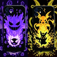 pokemon pikachu cool case for iphone 11 13 pro max mini 12 pro max x xr xs max se2020 8 7 6 6s plus new hot silicone phone cover