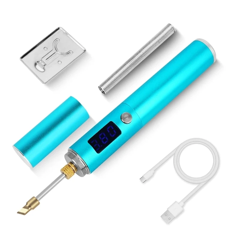 

Soldering Iron Removable Battery with LED Display USB High Power Fast Heating 85WC