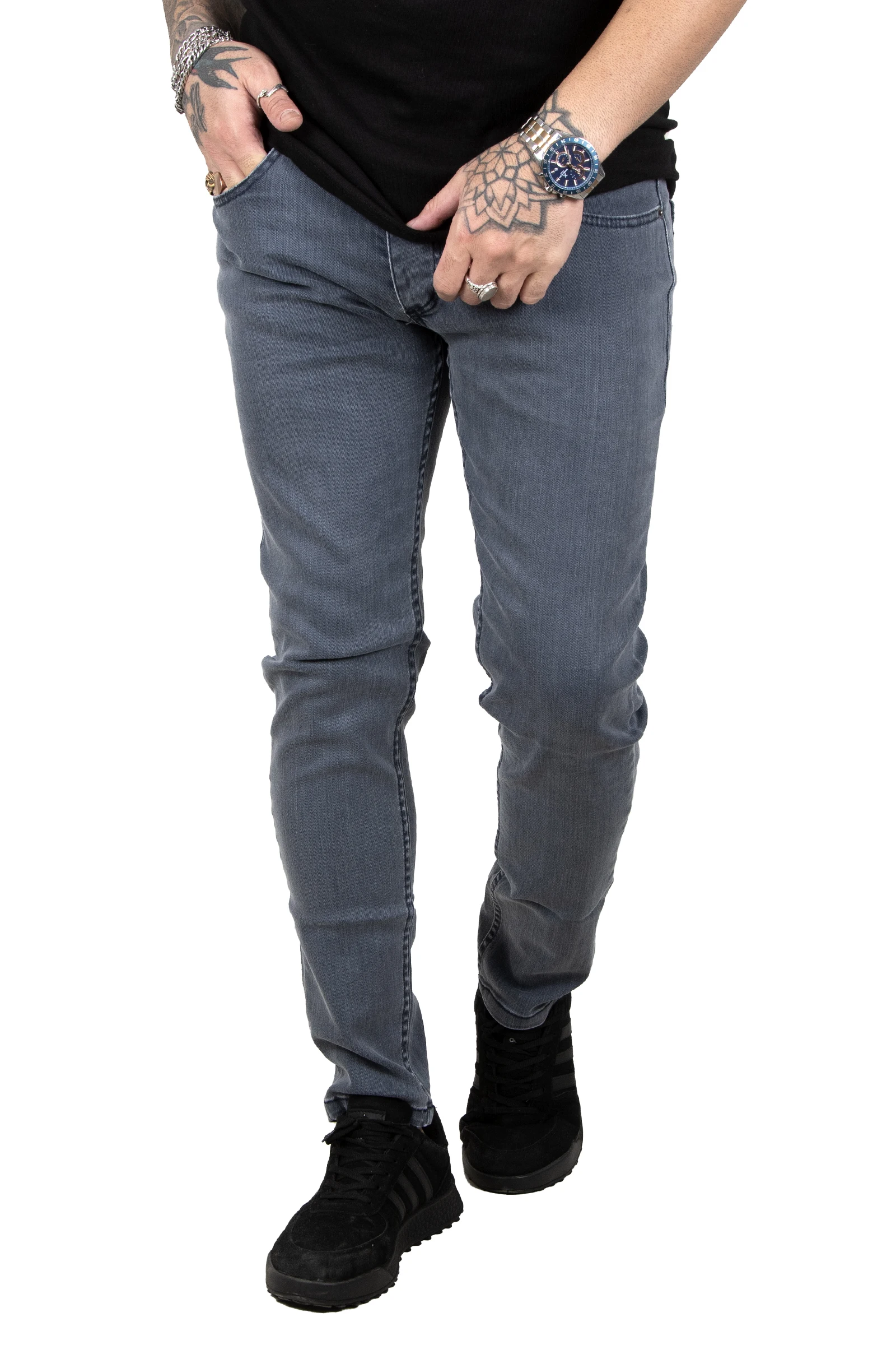 DeepSEA Lycra Slim Fit Men 'S Jeans Pants 2305345