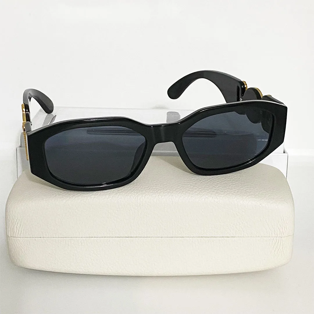 

Small Rectangle Acetate Sunglasses Unisex For Women Men Brand Classic Retro Designed Vintage Eyewear Polarized Len Sun Glasses