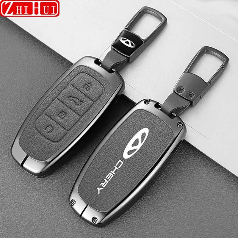 

For Chery Omoda C5 5 FX 2022 2023 Car Styling Zinc Alloy Key Cover Protective Shell Case Buckle Modificated Auto Accessories