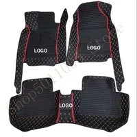 Car Floor Mats For FIAT 500 2011 2012 Hatchback Car Interior Foot Carpets Cover Custom Rugs Auto Protect