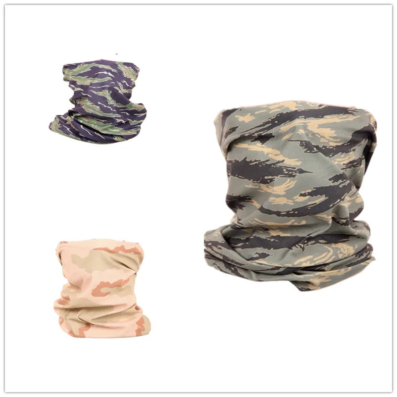 

Camouflage Scarf Seamless Scarf Neck Scarf Warm Half Mask Scarf Headband Military Bicycle Fishing Scarf