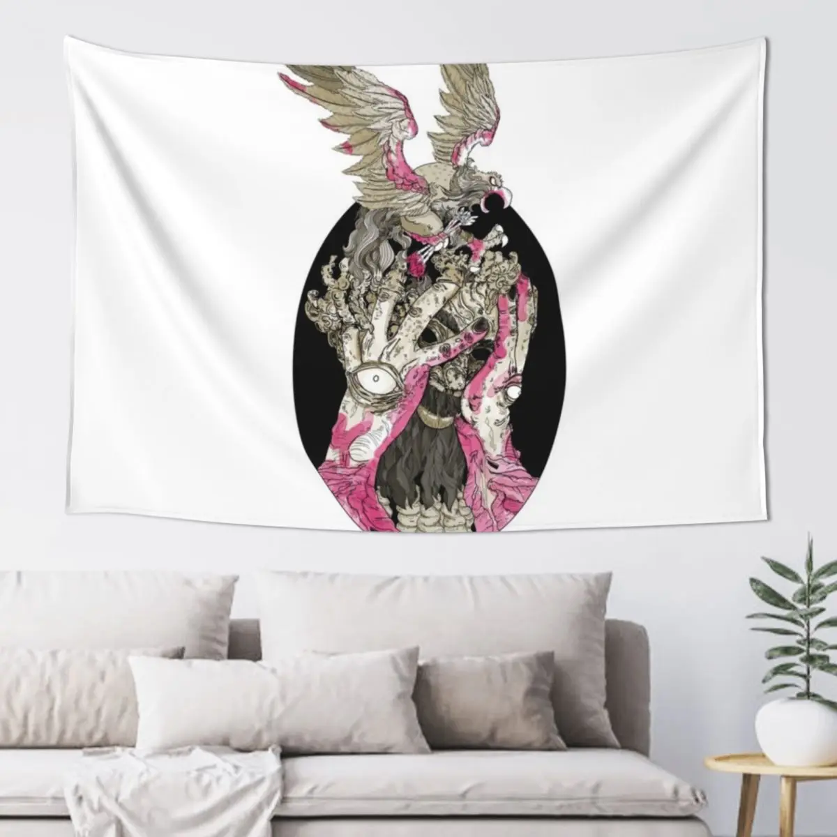 Каждый раз когда я выдыхаю перерисованный гобелен домашние украшения