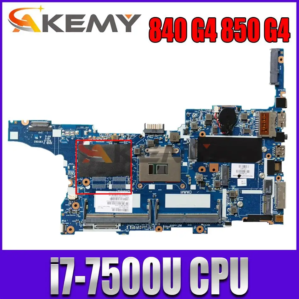 

For HP Elitebook 840 G4 850 G4 Laptop Motherboard 917504-601 917504-001 6050A2854301-MB-A01 With CPU i7-7500U