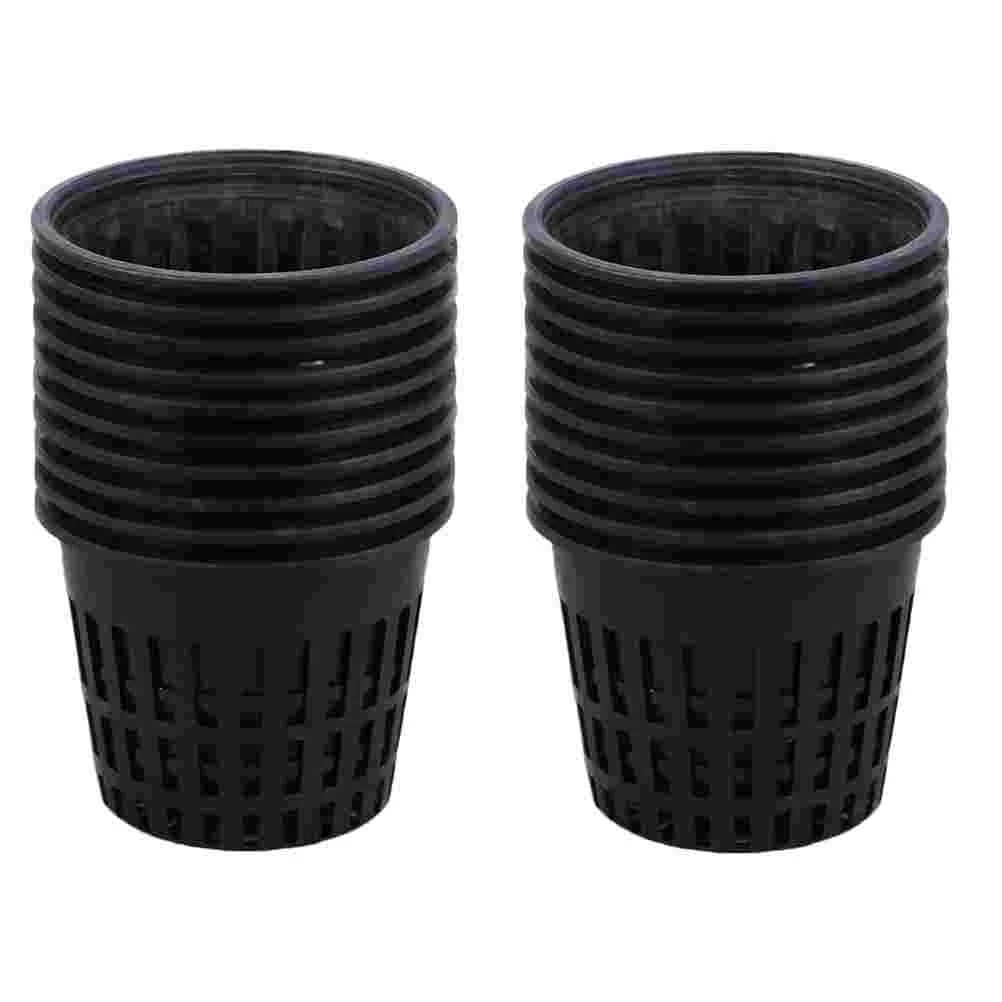 

Hydroponic Net Cup Soilless Culture Bucket Planting Garden Plastic Pots Cups Nursery Basket Water Holder Mini Containers