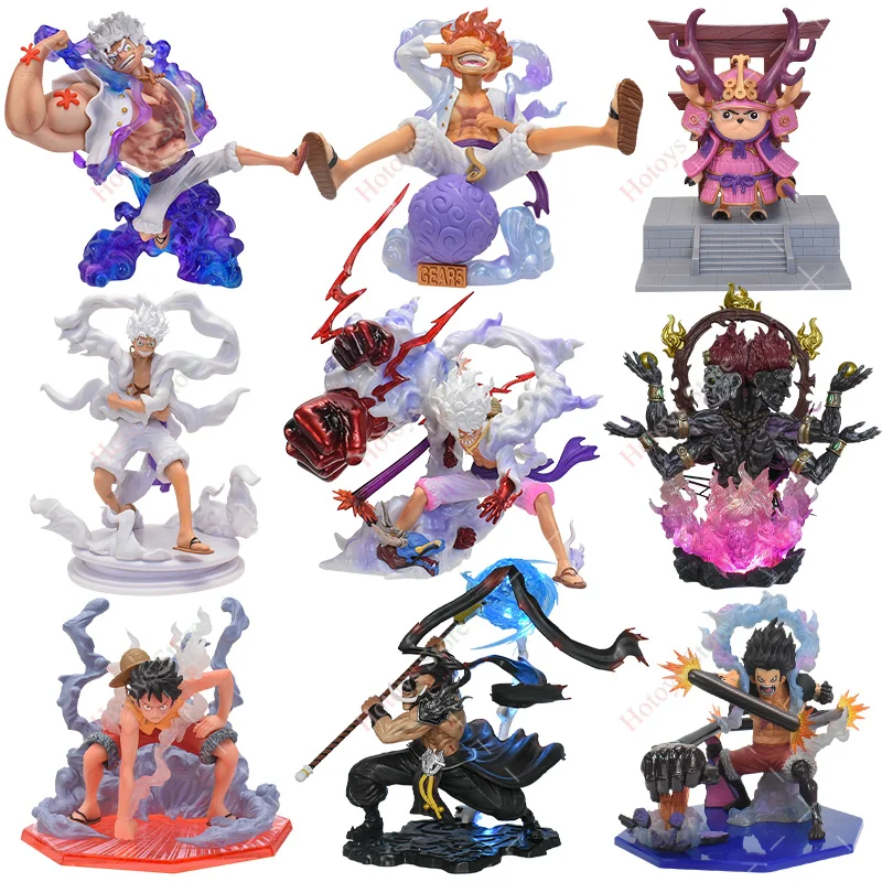 

New One Piece Figure Asura Roronoa Zoro Sun God Nika Gear 5 Luffy Figurine Toys Anime Edward Newgate Collectible Model Dolls
