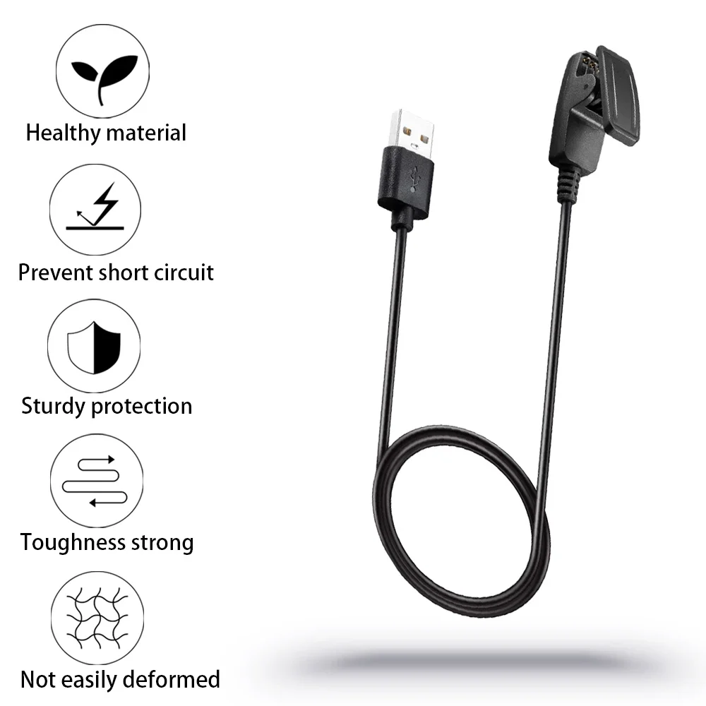 Фото USB-кабель для быстрой зарядки, адаптер-зарядное устройство для Garmin Lily Forerunner 30, 35, 35J, 230, 235, 630, 645, 735XT, Vivomove HR, Approach S20 №2