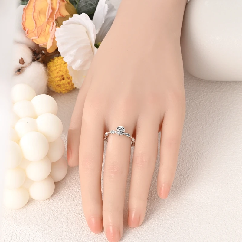 Готический стиль стерлинговое серебро 925 пробы голова скелета и пальмы