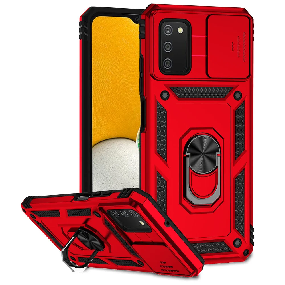 

Armor Capa for Samsung Galaxy A03S A02S Case for Samsung A73 A53 A33 A13 A12 A22 A32 A21S A23 A52 Case Slide Lens Protect Funda