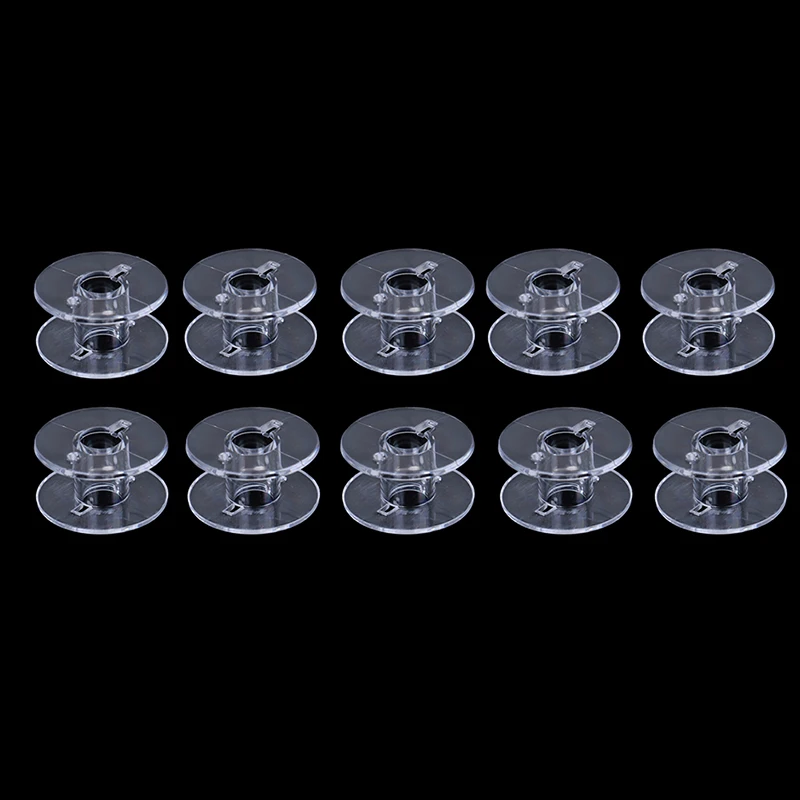 10/50Pcs Plastic Bobbins Sewing Machine Spools for Threads Bobbins Accessories
