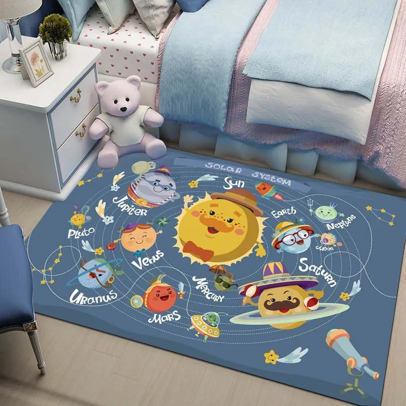 Напольный коврик на солнечной батарее для детей ковер 15 Размеров гостиной