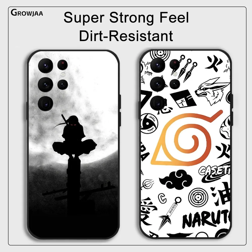 Sa-sukes N-narutos A-akats-ukis Phone Case for Samsung Galaxy S24 Ultra S22 S23 S21 S20 5G Protective Silicone TPU Funda