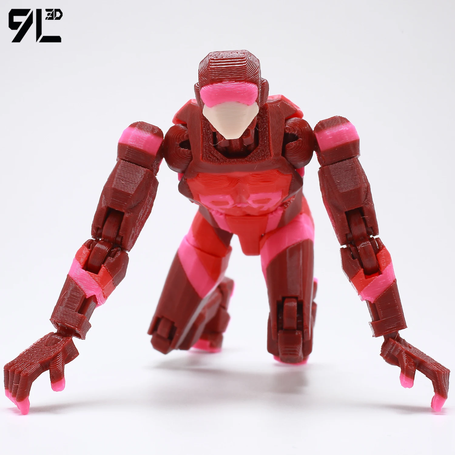Фото Коллекционная фигурка Red Rush Action Figure Toy 9L3D Lucky13 Dummy13, напечатанная на 3D-принтере, с множеством подвижных суставов, настольное украшение, для взрослых, для демонстрации №4