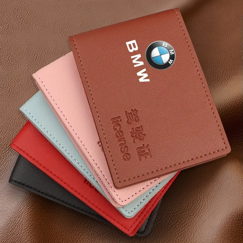 Водительская Лицензия 2 в 1 Кожаная фотосессия для BMW X1 X2 X3 X5 X4 X6 X7 G30 G20 G32 G11 G12 F40 F30 F20