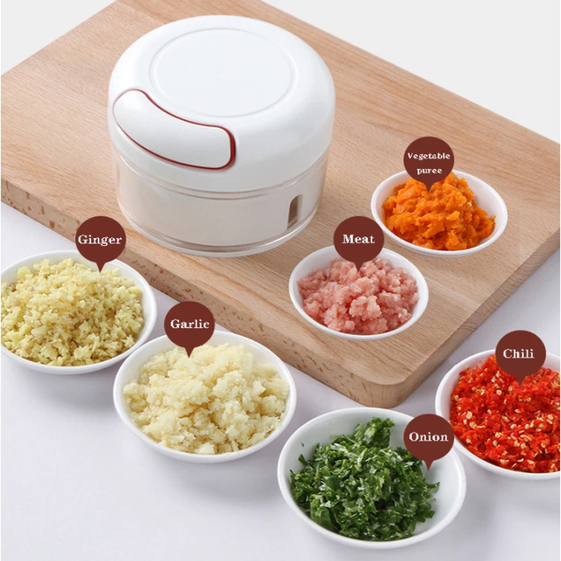 

Hand Pull Mini Food Crusher Manual Mincer Garlic Press Grater Peeler Grinder Chili Masher Fruit Vegetable Cutter Kitchen Gadgets