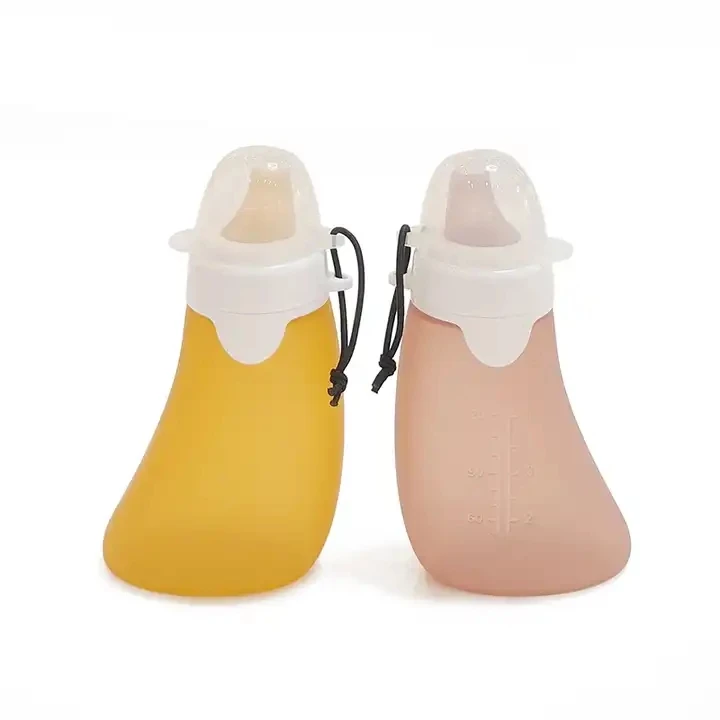 Многоразовый силиконовый Пакет для детского питания сумка хранения грудного