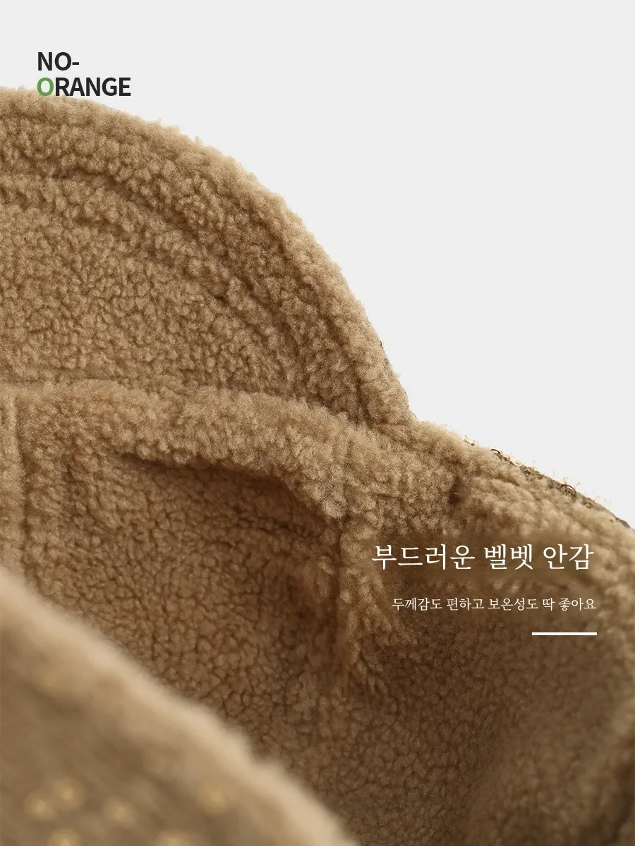 Новинка 2024 детская зимняя шапка с полями из овечьей шерсти изящная широкими