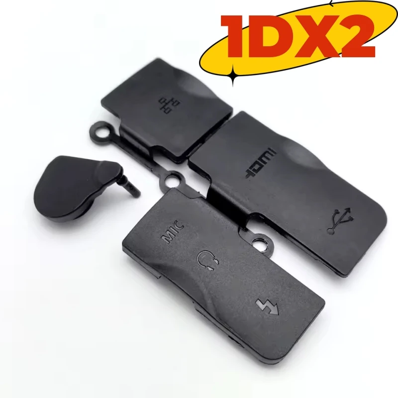 Фото Новый чехол для Canon 1DX (1-го поколения) 1DX2 EOS 1DX Mark I II USB, кожаный чехол для порта, боковая резиновая крышка микрофона, HDMI, крышка, чехол №2