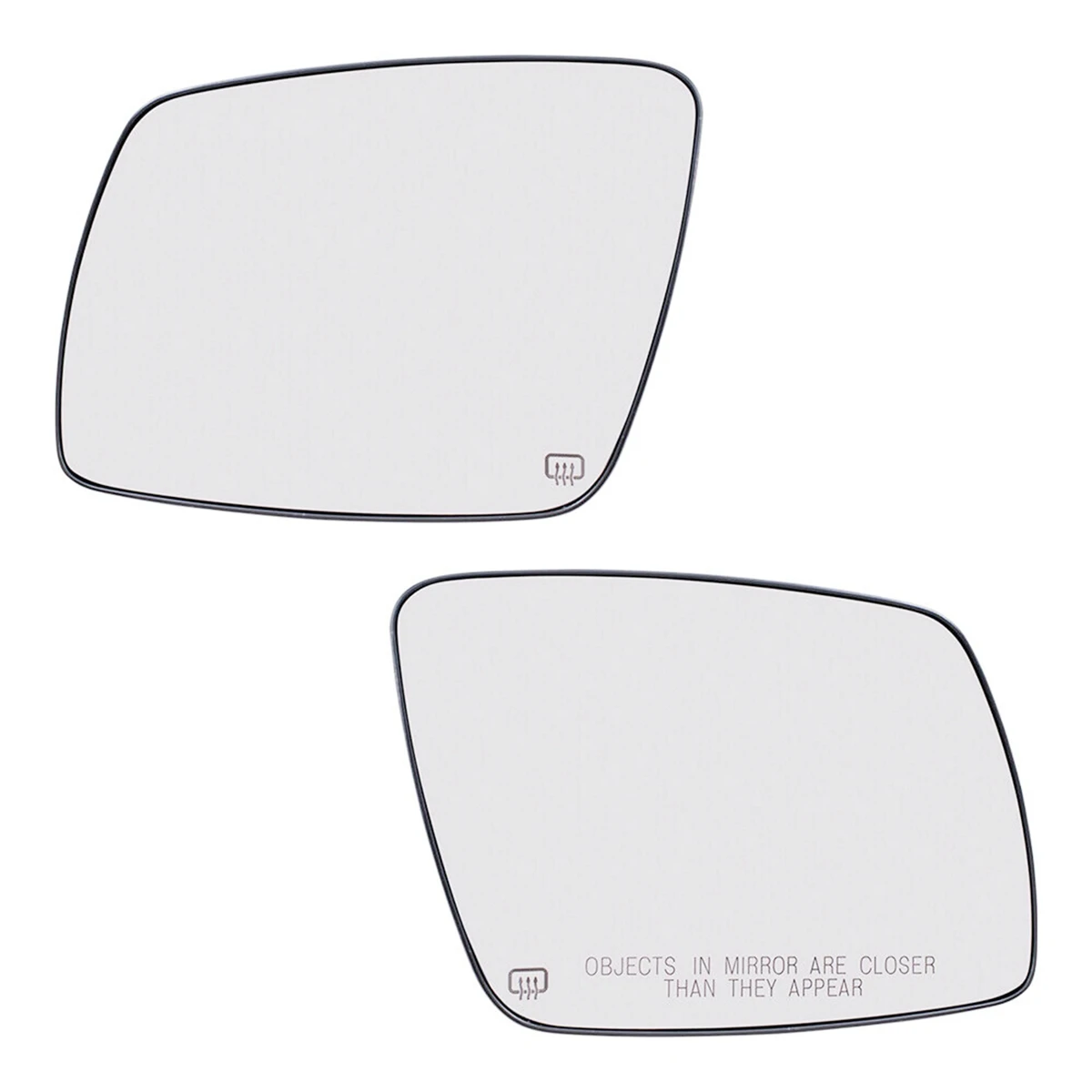 

2Pcs Car Front Heated Side Door Wing Rear View Mirror Lens Glass 68045693AA 68045694AA for Journey 2009 -2020