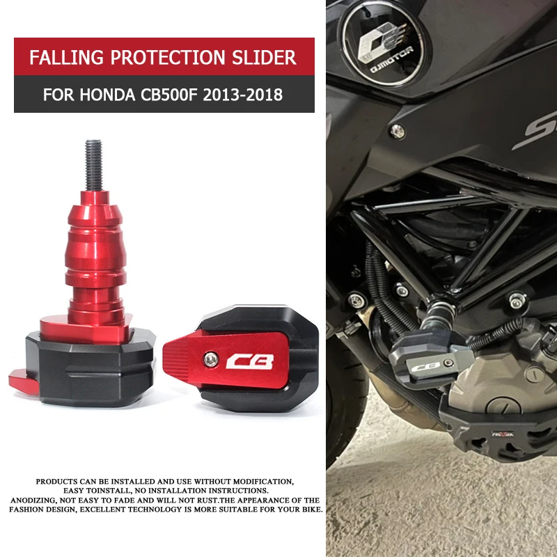 

Логотип CB для Honda CB500F CB500 F CB 500 F 2013-2018 защита от падения мотоцикла Рамка слайдер фотозащита