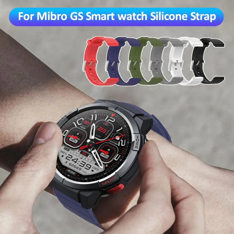 

Silicone Watch Band For Xiaomi Mibro GS Sport Smart Watch Strap Watchband Bracelet For Mibro GS Sport Replacement Correa