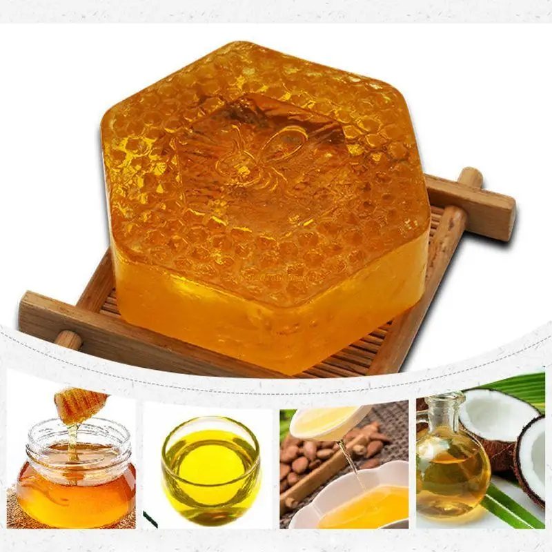 

100g Handmade Honey Soap Deep Cleansing Face Whitening Moisturizing Oil-Control Drop Shipping