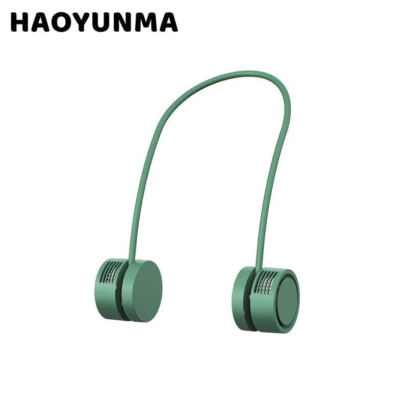 

Storage Hanging Neck Fan Portable Neck Fan 1600mAh Lazy Usb Charging Hanging Waist No Leaf Small Fan with Aromatherapy Function