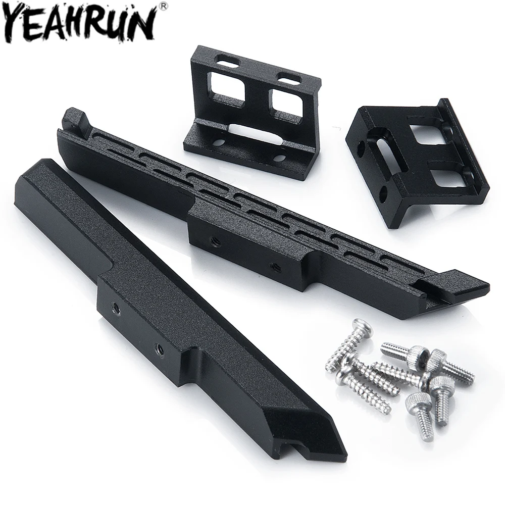 

YEAHRUN RC Car Foot Pedal Side Metal Cleat Pedal for 1/18 RC Crawler Kyosho Jimny 32523 Upgrade Parts