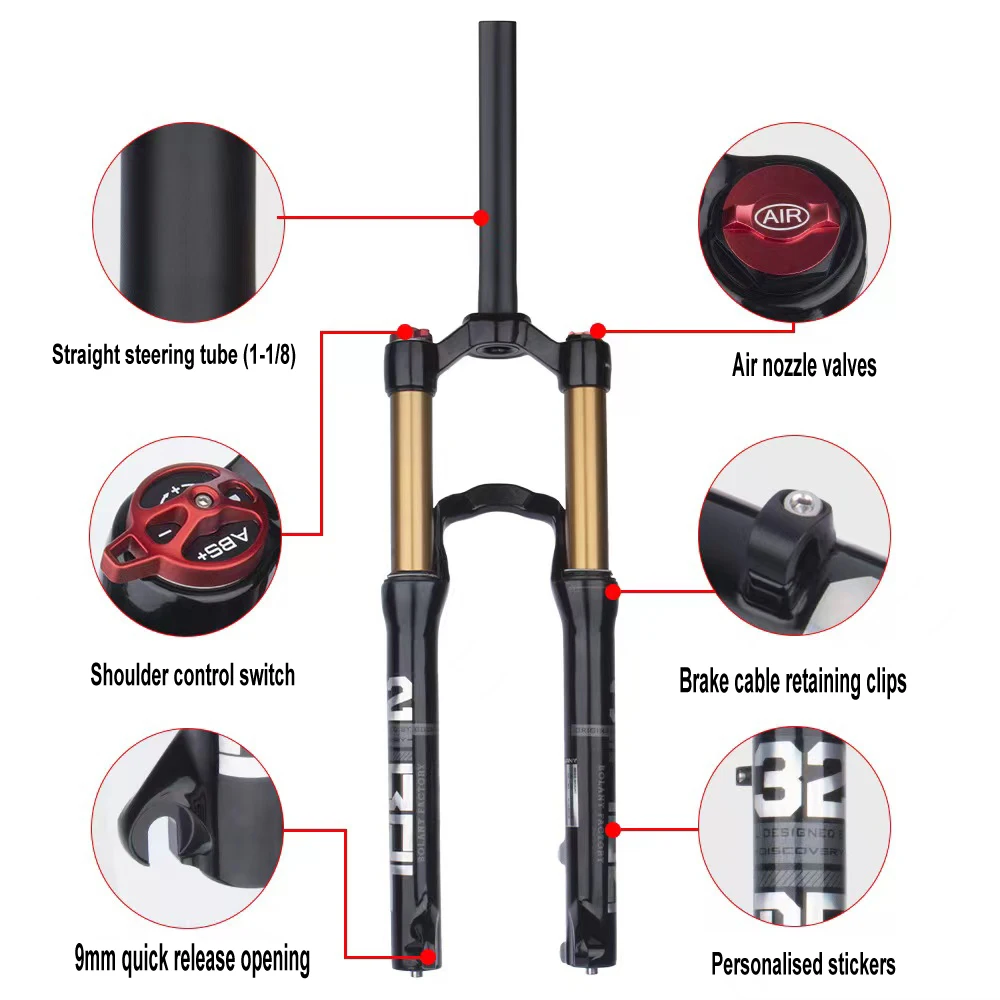 BOLANY24 &quotMountain Air Fork дисковый тормоз из алюминиевого сплава дистанционное