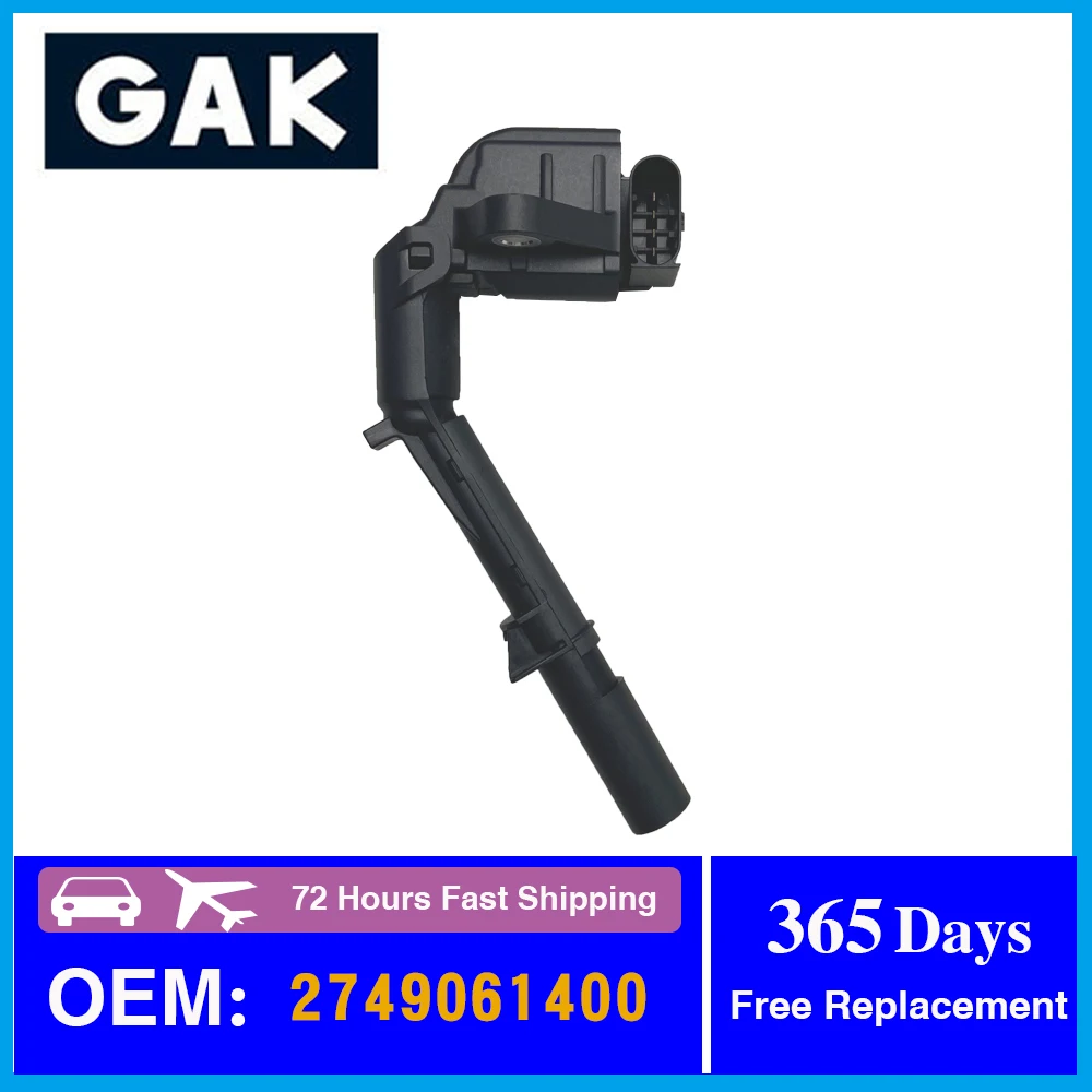 Высококачественные автозапчасти марки GAK, катушка зажигания для Benz W205 W212 W213 X156 S205 OEM 2749060600 2749061400 A2749060600