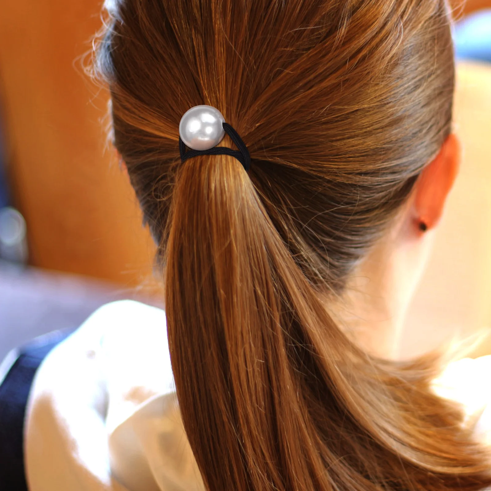 6 шт. жемчужные веревки для волос топперы браслеты галстуки французские