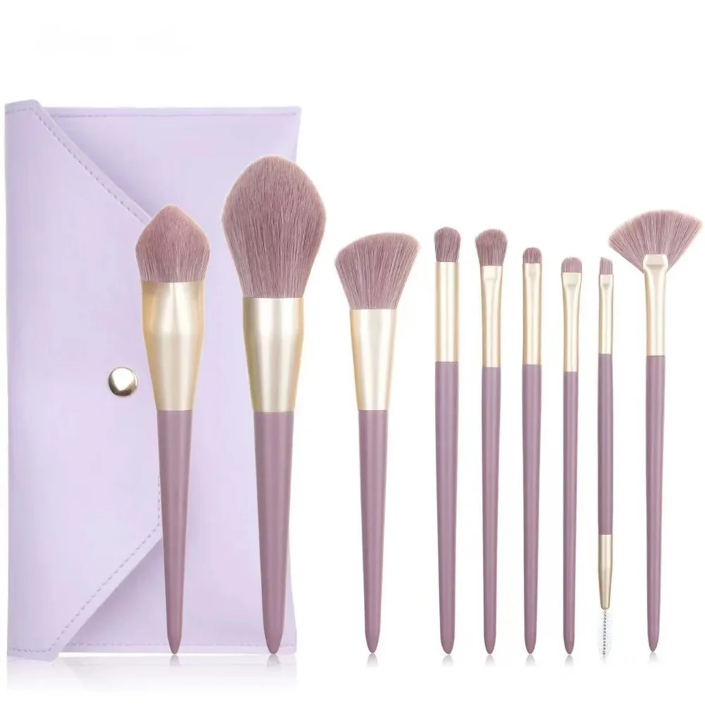 

10Sets 10Pcs Makeup Brush Set Makeup Concealer Brush Loose Powder Brush Eye Shadow Highlighter Foundation Brush Beauty Tools
