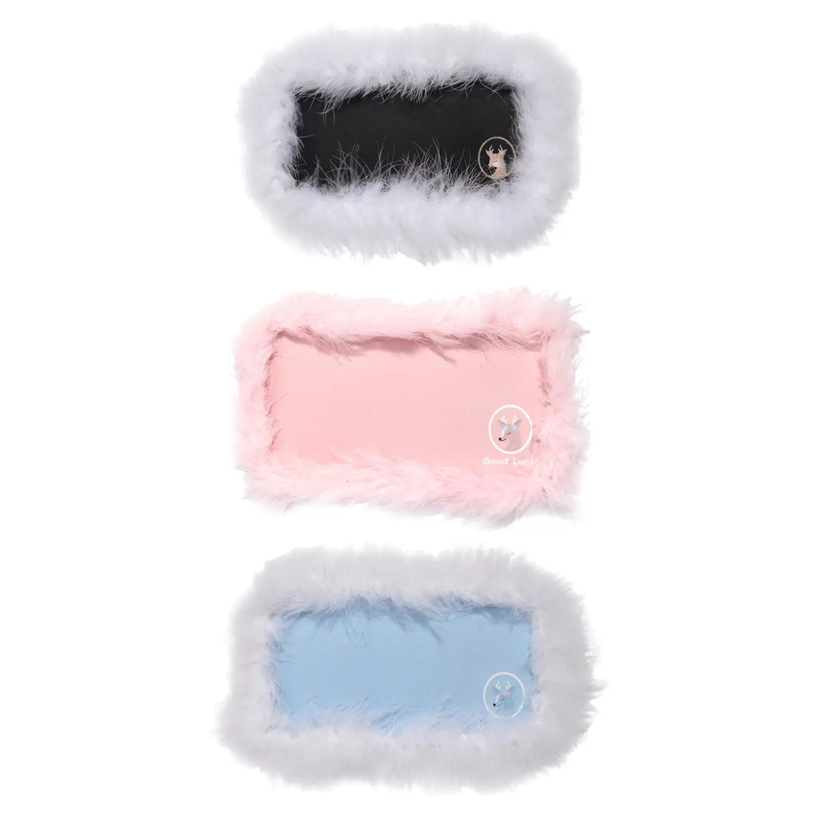 

Lovely Feather Anti Slip Mat Crystal Rhinestone Auto Interior Dashboard Deco Silicone Non-Slip Pad Car Sticky for GPS Phone