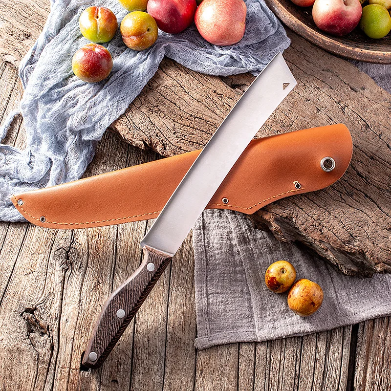 Большой Нож для нарезки фруктов Мясницкий домашний нож резки арбуза и острый