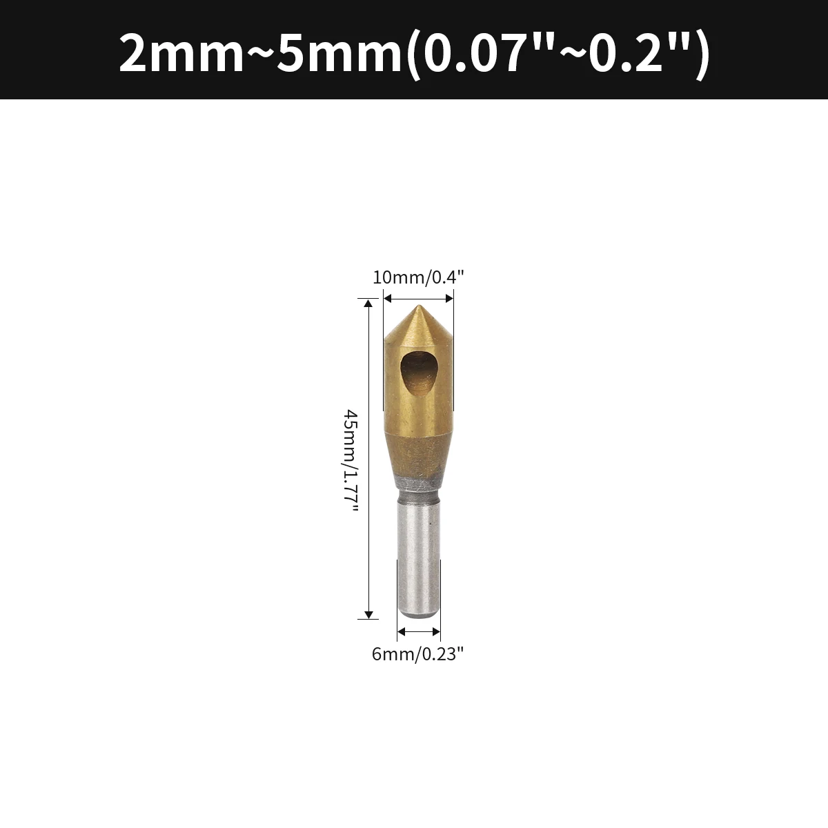 

Сверло с титановым покрытием Onnfang 2-5 мм