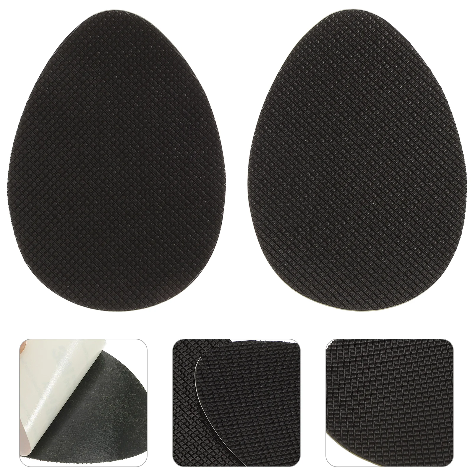 

6 Pairs Shoe Heel Protectors Self-adhesive Sole Insole Anti-slip Pads Non-slip Grips