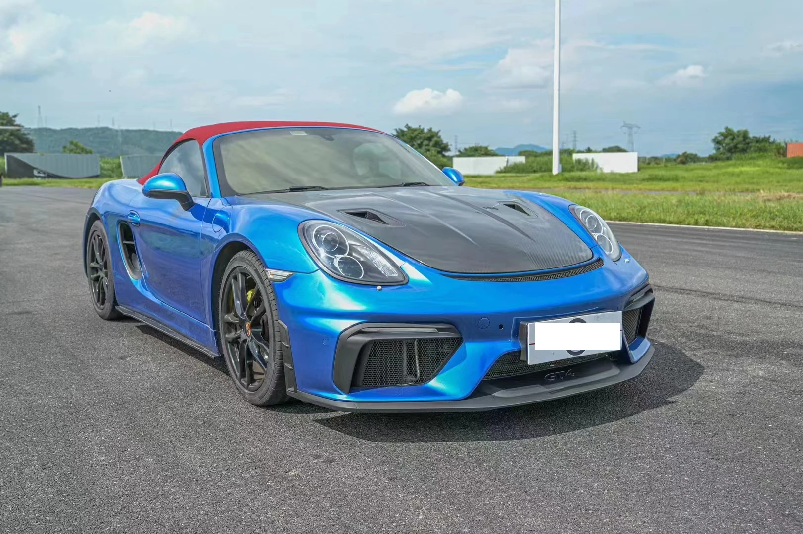 981 старый в новый GT4 передний Боди Комплект для 2013-2015 Porsche cayman/boxster модификация