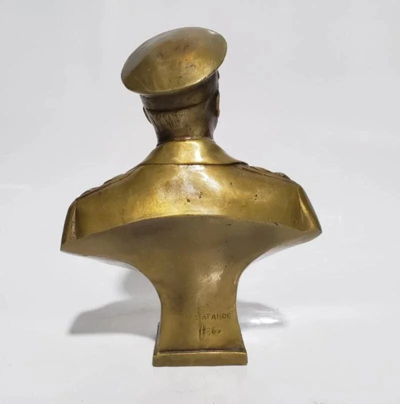 Латунная статуя портрета головы Жуков Костянтиновича