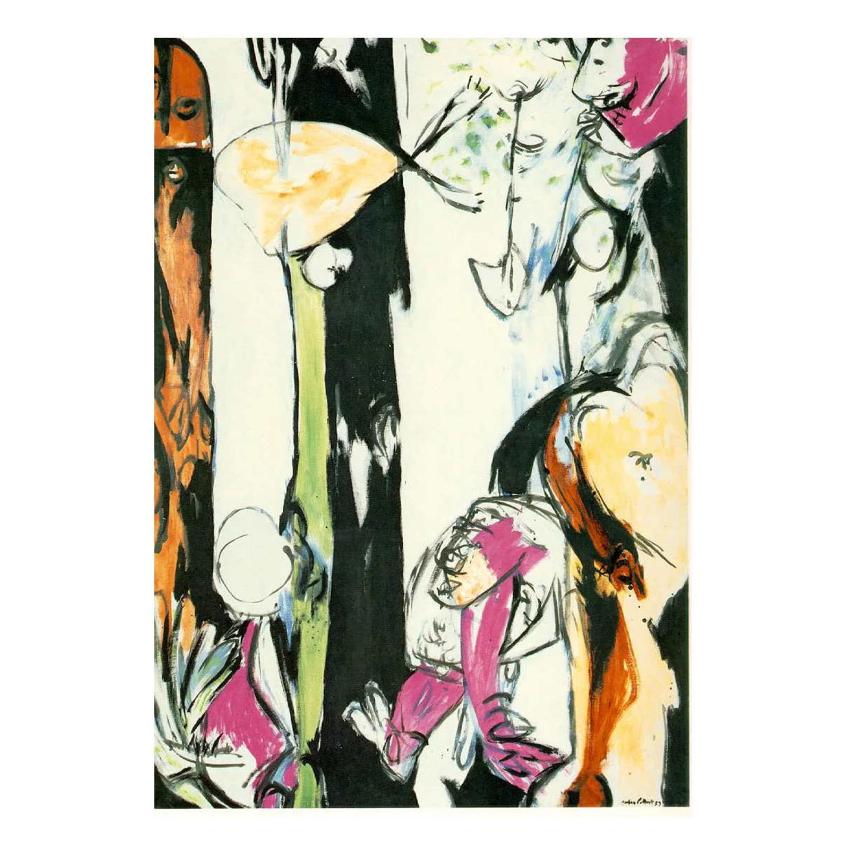 

Abstract oil painting reproduction of Easter and the Totem by Jackson Pollock Hand painted modern wall canvas Home decor art