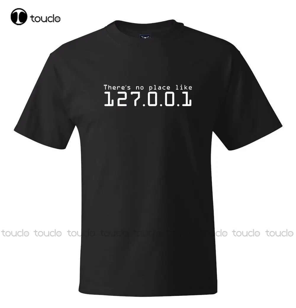 

Нет места, например 127.0.0.1, Домашняя версия Linux Geek компьютерная сеть, забавная хлопковая Повседневная футболка, топы с принтом, футболка