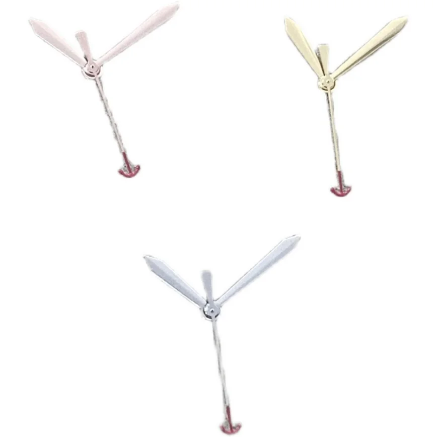 Watch Hands 13.5MM Gold Rose Silver No Luminous Watch Hands for Japanese NH35/NH36/4R/7S Movement Watch Accessories