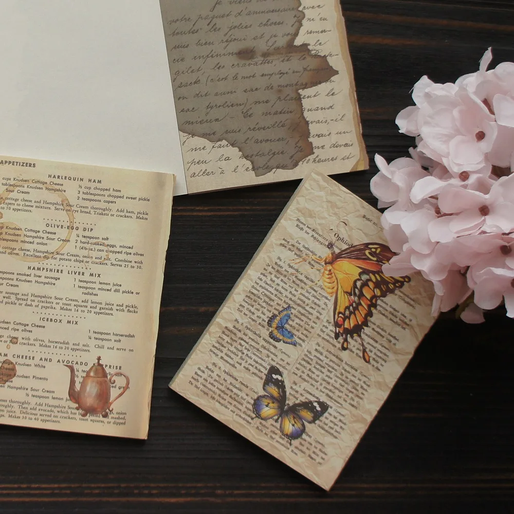 

60 Sheet (1 Book) Music Mathematics Book Design Handmade Scrapbooking Background Creative Craft Paper Decoration Gift