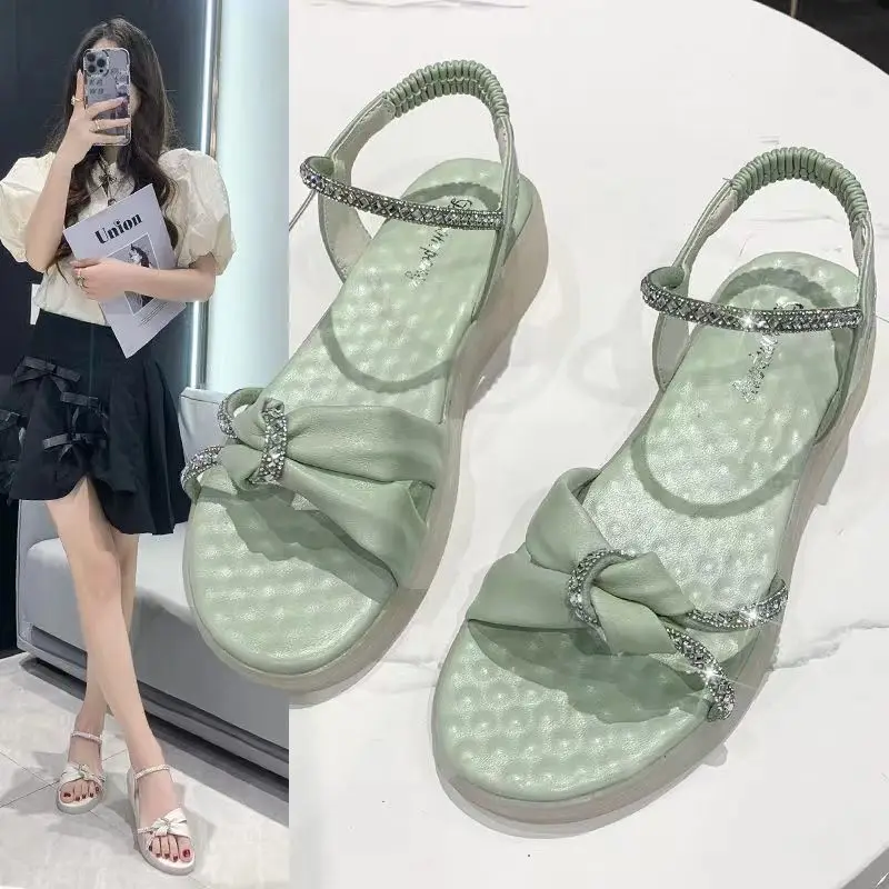 Sandals Female Student Flat Bottom 2023 Summer New Fashion Women's Sandals