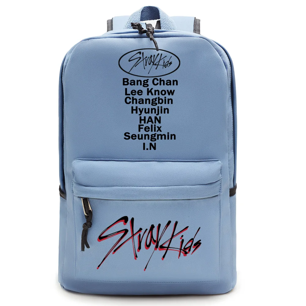 

Korean Style Stray Kids Teenager School Bags for Boys Girls Backpack Bag Unisex Large Capacity Travel Bags New Student Bag