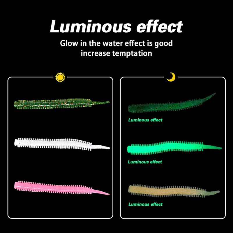 20 шт. имитация песочного шелкопряда рыболовная приманка море ​ Поплавок для