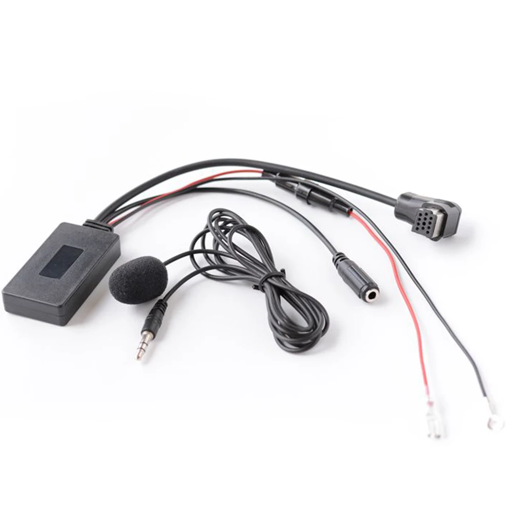 

Car Bluetooth Receiver For Pioneer Ip-Bus 11Pin Aux Receiver Bluetooth Adapter With MIC Handsfree BT Call Accessories