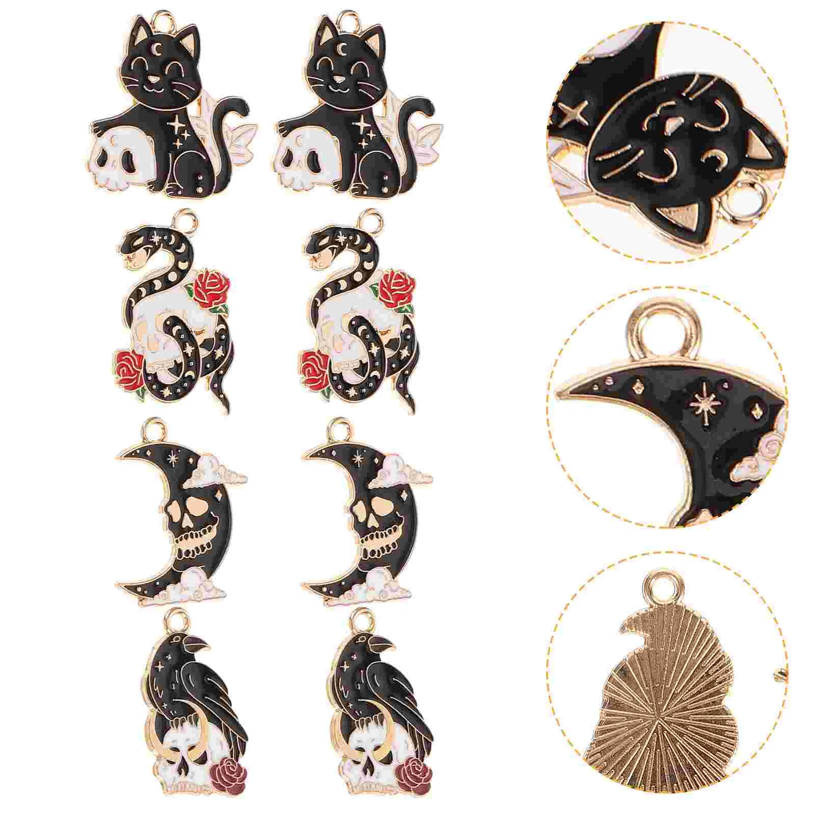 

Gothic Jewelry Pendant Key Chain Charm Metal Pendants Creative Necklace Findings Making Charms