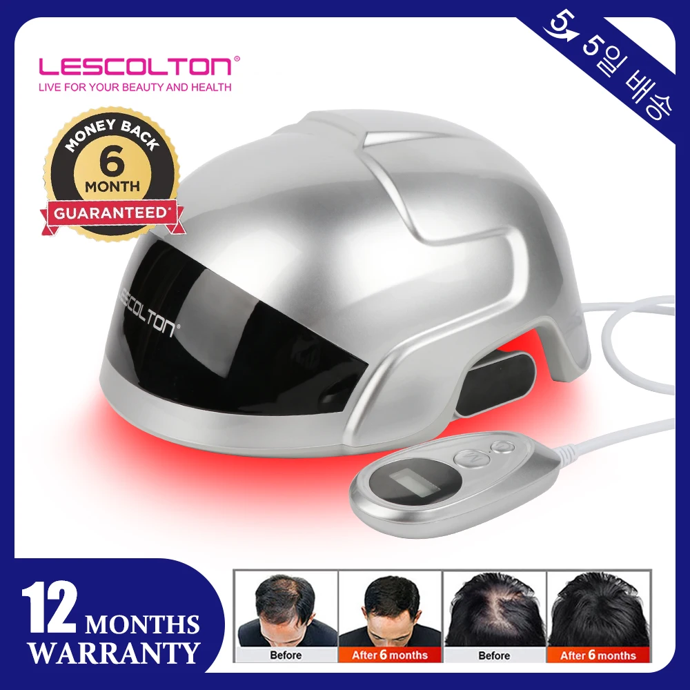 LESCOLTON Hair Growth Helmet Laser Cap Infrared LED Helmet Laser Hair Growth Hat Hair Loss Treatment Device for Men and Women